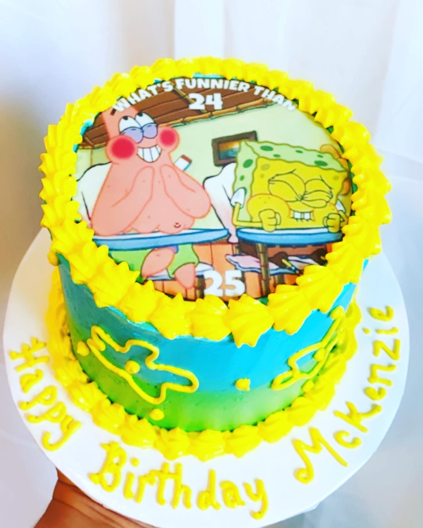 Sponge Bob Birthday Cake | Baked by Nataleen